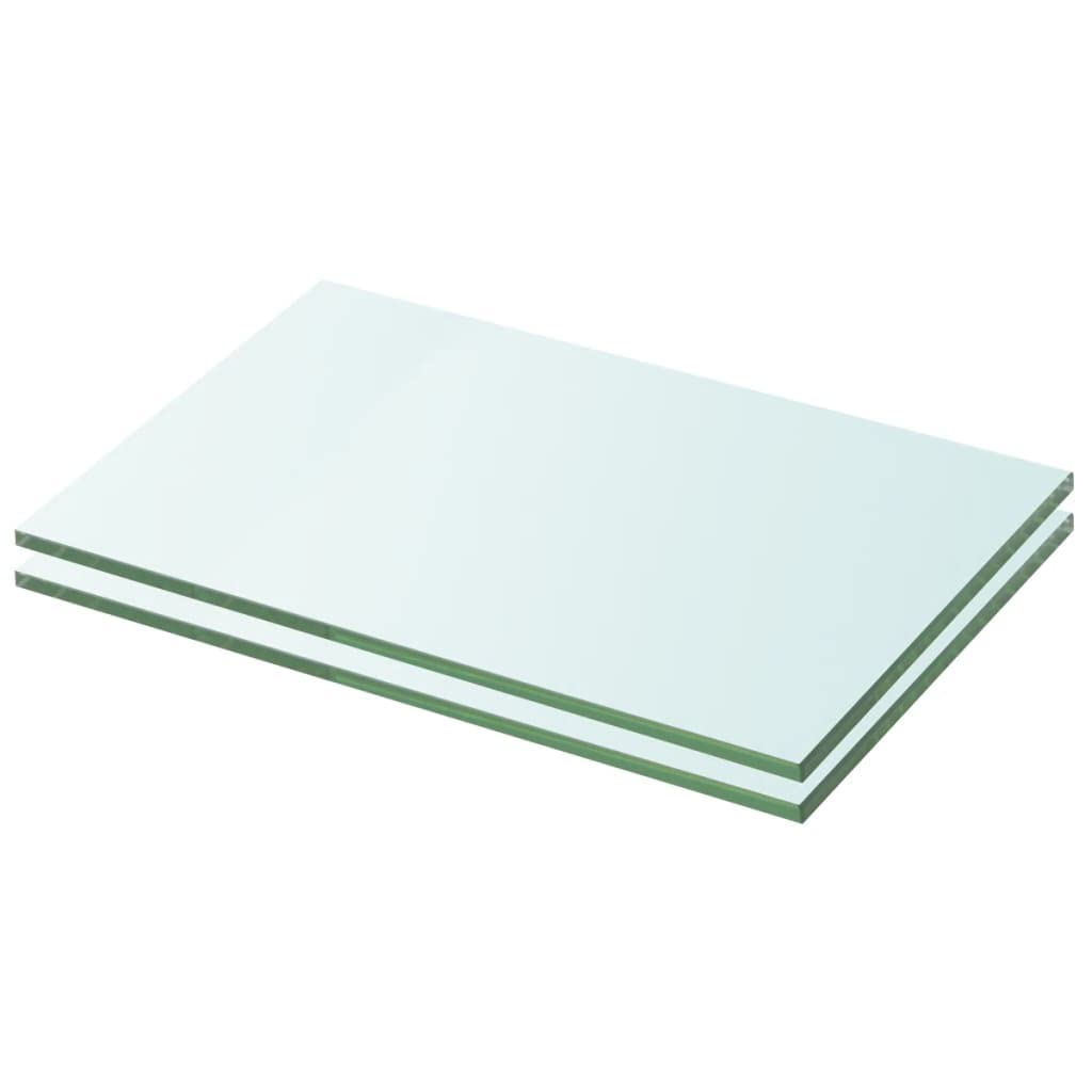 2 estantes de pared de cristal para eliminar el desorden visual en habitaciones pequeñas