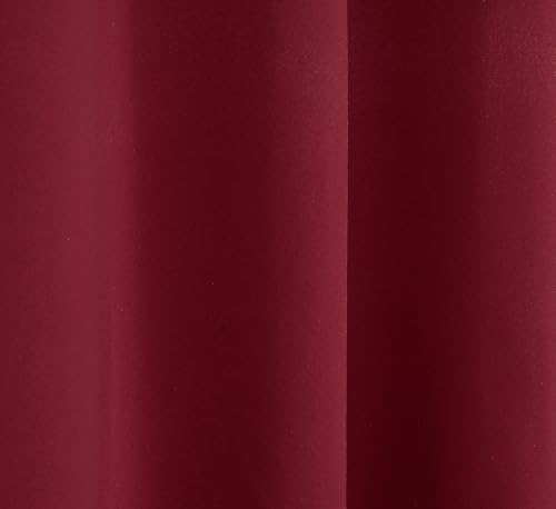 Image of LaVichitra 2 Pieces Premium Blackout Curtains - Thermal Insulated, 3 Layered, 100% Opaque Long Door Curtain - 9 ft, Maroon