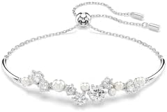 Swarovski Constella Crystal and Pearl Jewelry Collection, Rhodium...