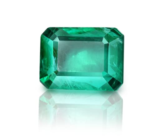 Emerald Stone Original 5.25 Ratti / 4.42 Carat Natural Certified Zambian Quality A1 Loose Precious Panna Gemstone-image-49