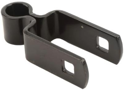 1 1/4 Square Female Gate Hinge Black Hot Dip Galvanized Steel 5/8" Pintle (Pack of 2)