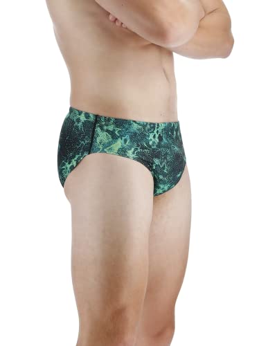 TYR Mens Durafast Lite Racer Brief Swimsuit