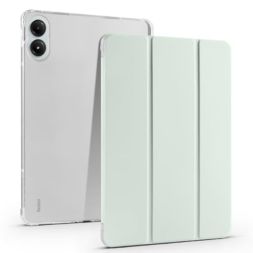 Coque Xiaomi Redmi Pad Pro 12,1 antichoc verte avec étui intelligent
