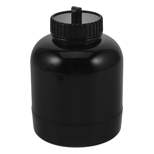 UPKOCH Vaso mezclador de 22 ml a prueba de fugas para batidos de proteínas - Vaso mezclador de plástico con tapa, ideal para fitness y gimnasio masculino, color negro