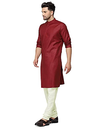 Image of Gauri Laxmi Enterprise Men's Cotton Kurta Pyjama Set