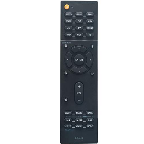 RC-911R Replaced Remote Control Fit for Onkyo AV Receiver RC911R HT-R695 TX-NR555 TX-NR656 TX-NR757 TX-RZ610