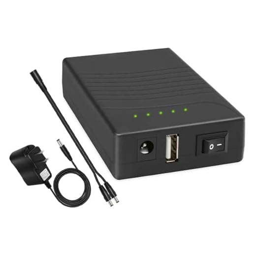 TalentCell Rechargeable 12V 3000mAh Lithium ion Battery Pack for LED Strip, CCTV Camera and More, DC 12V/5V USB Dual Output External Battery Power Bank with Charger, Black