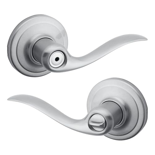 Kwikset Tustin łóżko/dźwignia do kąpieli w satynowym chromie