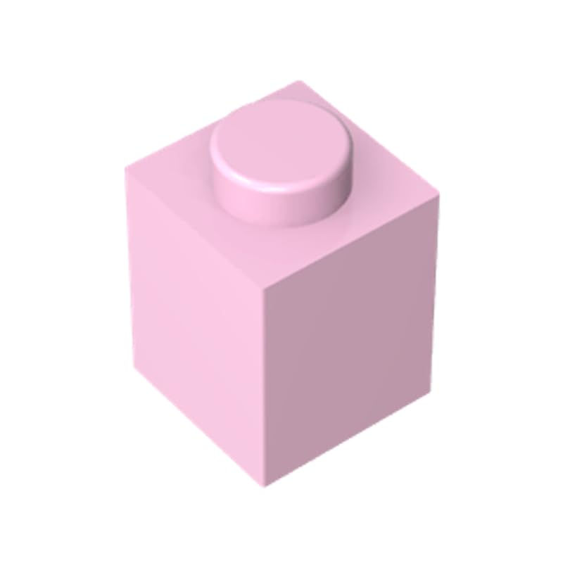 3005 Basic Bricks Brick 1x1 50 Pieces GDS-531 Compatible with Lego Building Blocks Color:light pink โ image 1