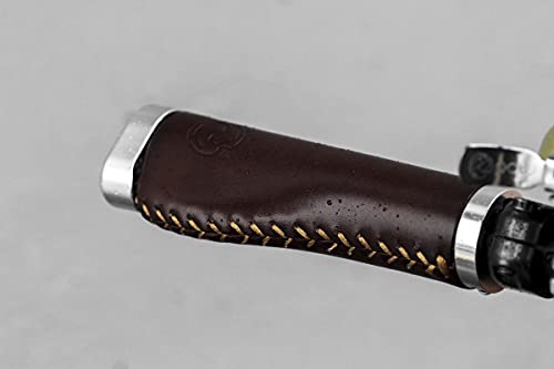 Portland Design Works | Whiskey Grips | Bicycle Handlebar Grips, Brown