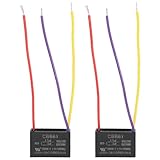 PODOY Ceiling Fan Capacitor for CBB61 1.5uf+3uf 3 Wire