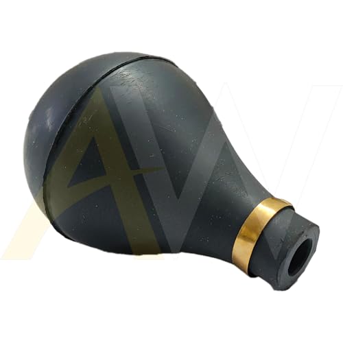 Image of New Rubber Bulb for Vintage Brass Horn Car Taxi Truck - With Brass Clamp