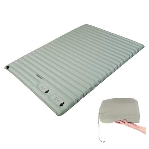 Human Comfort Luftbett Durtal Double Doppel Isomatte Luftmatratze Mit Pumpe 194 x 140 x 10 cm