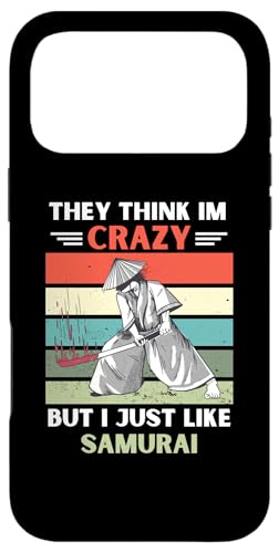���B���e�[�W They Think Im Crazy But I Just Like Samurai Lover �X�}�z�P�[�X iPhone 17 Pro Max �p