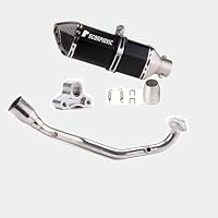 Amazon | HOHOEMU 中間パイプ+汎用マフラー 差込口 50.8MM