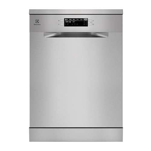 Electrolux 13 Place Settings Freestanding Dishwasher with 8 Programs, Made in ITALY, Inverter Motor, Comfort Lift, Fully Automatic with Satellite Clean Technology, Sensor Control, Silver, ESC67300SX