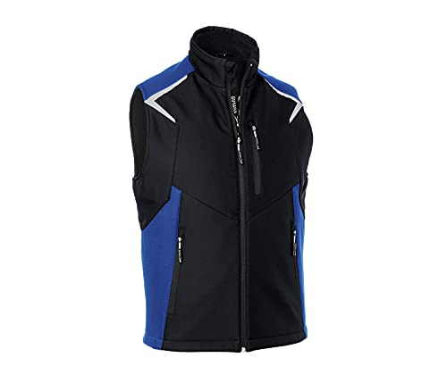 Gilet homme KÜBLER Workwear haute qualité finitions soignées textile robuste gris noir