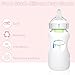 Mity rain 4 Pack Silicone Sleeves for Dr. Brown's Glass Bottles 8OZ - Anti Breakage Baby Bottle Holder, Compatible with Dr. Brown's Glass Bottles for Babies (9OZ)