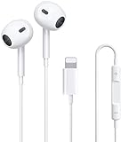  Auricolari per iPhone 11, Cuffie per iPhone 12, Cuffie Stereo HiFi con Cancellazione del Rumore con Microfono Incorporato e Controllo del Volume, Compatibili con iPhone.