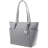 Michael Kors Jet Set Item East/West Top Zip Tote Heather Grey One Size