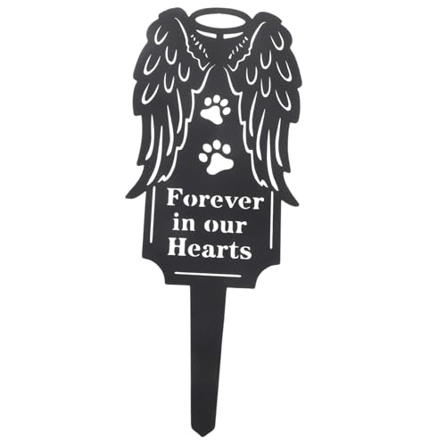 ifundom Piquet Commémoratif pour Animaux Marqueur de Tombe Personnalisable pour Chien et Chat Décoration Extérieure pour Jardin et Pelouse
