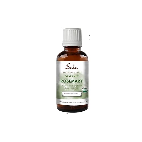 Aceite esencial puro de romero 100% orgánico USDA miniatura 1