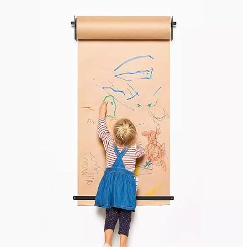 Support mural pour rouleau de papier de boucherie grand format