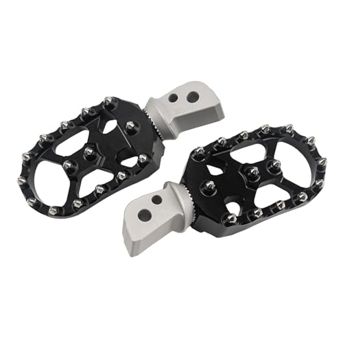 Repose-pieds arrière réglables moto pour soulager les jambes en duo