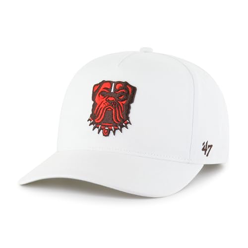 47 Men's White Cleveland Browns Hitch Adjustable Hat