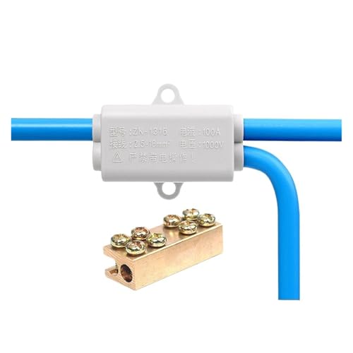 Conector divisor de tres vías ZK1316 de alta potencia con clip de conexión rápida sin herramientas