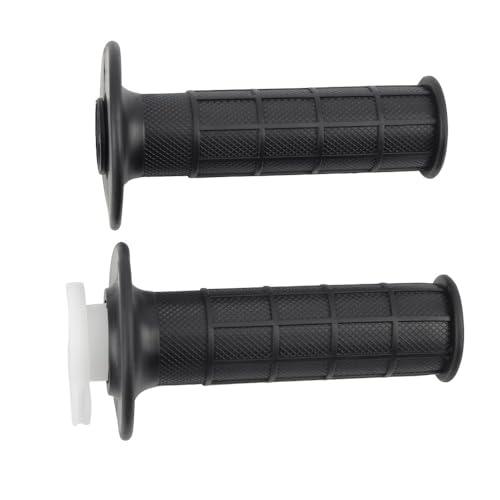 Poignées guidon moto 22mm noir universelles pour motocross et enduro