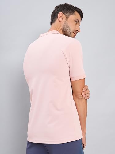 Image of TECHNOSPORT Men's Polyester Slim Fit Active Polo T-Shirt - (MTOR31-P)