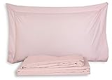 Completo lenzuola per letto singolo in puro percalle di cotone 100%