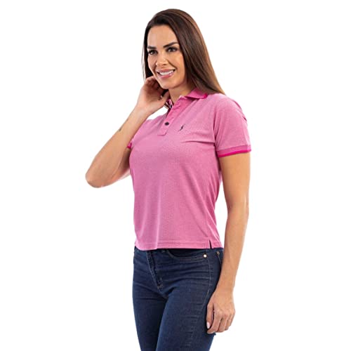 kit 4 Camisa Polo Feminina em Viscose Manga Curta Conforto Casual
