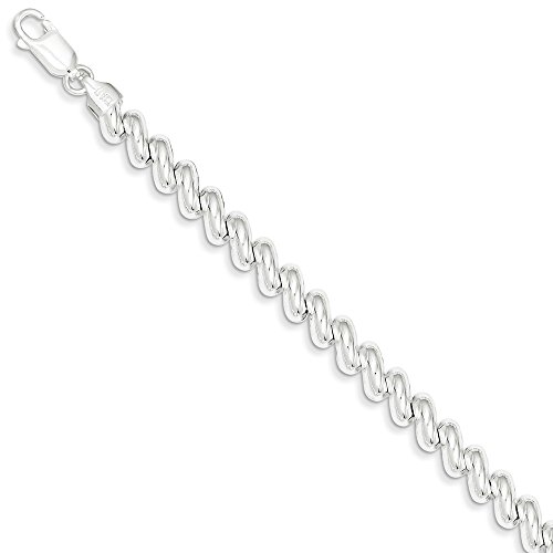 925 Sterling Silver San Marco Bracelet 7.5"2