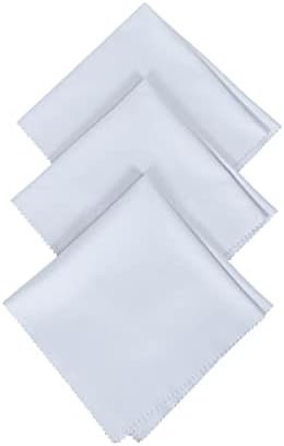 AEC ClearPro Ultra Premium Microfiber Cleaning Cloth for Mobile Screen, Camera Lens, Glasses, Laptop, Tablet & Monitor | Lint-Free, Washable | 12 x 12 Inch (Gray, Pack Of 3)