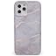 Lavender Gray & Rose Gold Marble