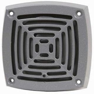 Edwards Signaling 870 Vibrating Horn, 24 VDC, 0.16 A, 101/91 dB, Panel Mount, Gray