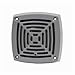Edwards Signaling 870 Vibrating Horn, 24 VDC, 0.16 A, 101/91 dB, Panel Mount, Gray
