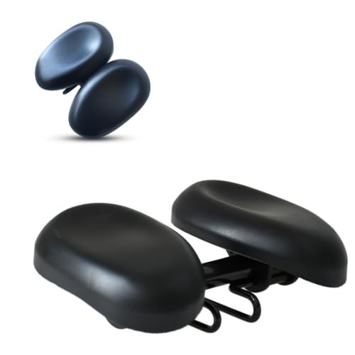 Vilom 自転車シート 人間工学デザイン ダブルパッドクッション 衝撃吸収 通気性快適 防水 サドルカバー付 長距離サイクリング用 男女兼用 前立腺保護 ロードバイク マウンテンバイク対応