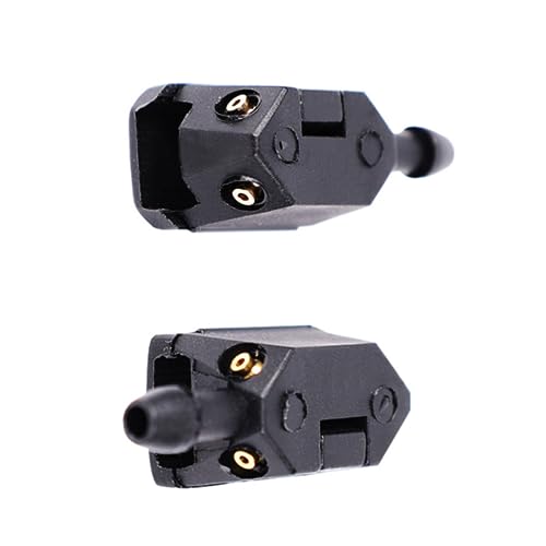 Buses de lave-glace universelles 4 voies réglables pour bras d'essuie-glace 8mm 9mm 2 pièces