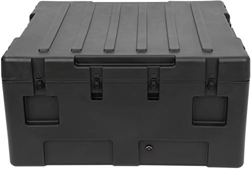 SKB Cases 3R4238-20B-E R-Series 4238-20 Waterproof Utility Case, LLDPE Polyethylene Impact Resistant, Pressure Relief/Breather Valves, Resistant to Impact Damage, Stainless Steel Latches and Hinges