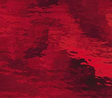 Oceanside Fusible Art Glass Sheet - Ruby Red Waterglass - 96 COE - 8" X 10" (.56sf) By Stallings Stained Glass