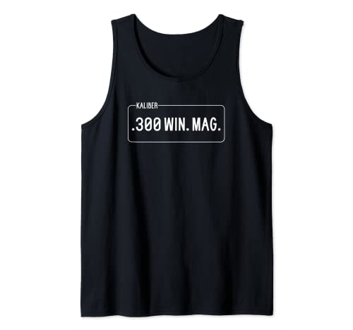 Calibre 300 WIN MAG Hunting Ammunition Tank Top