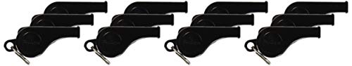 Macgregor Economy Plastic Whistle Pack, Black (One-Dozen) #TOP3