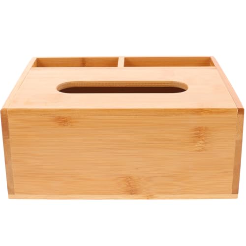 Rangement bois robuste Zerodeko à compartiments kaki pour accessoires de bureau - 2