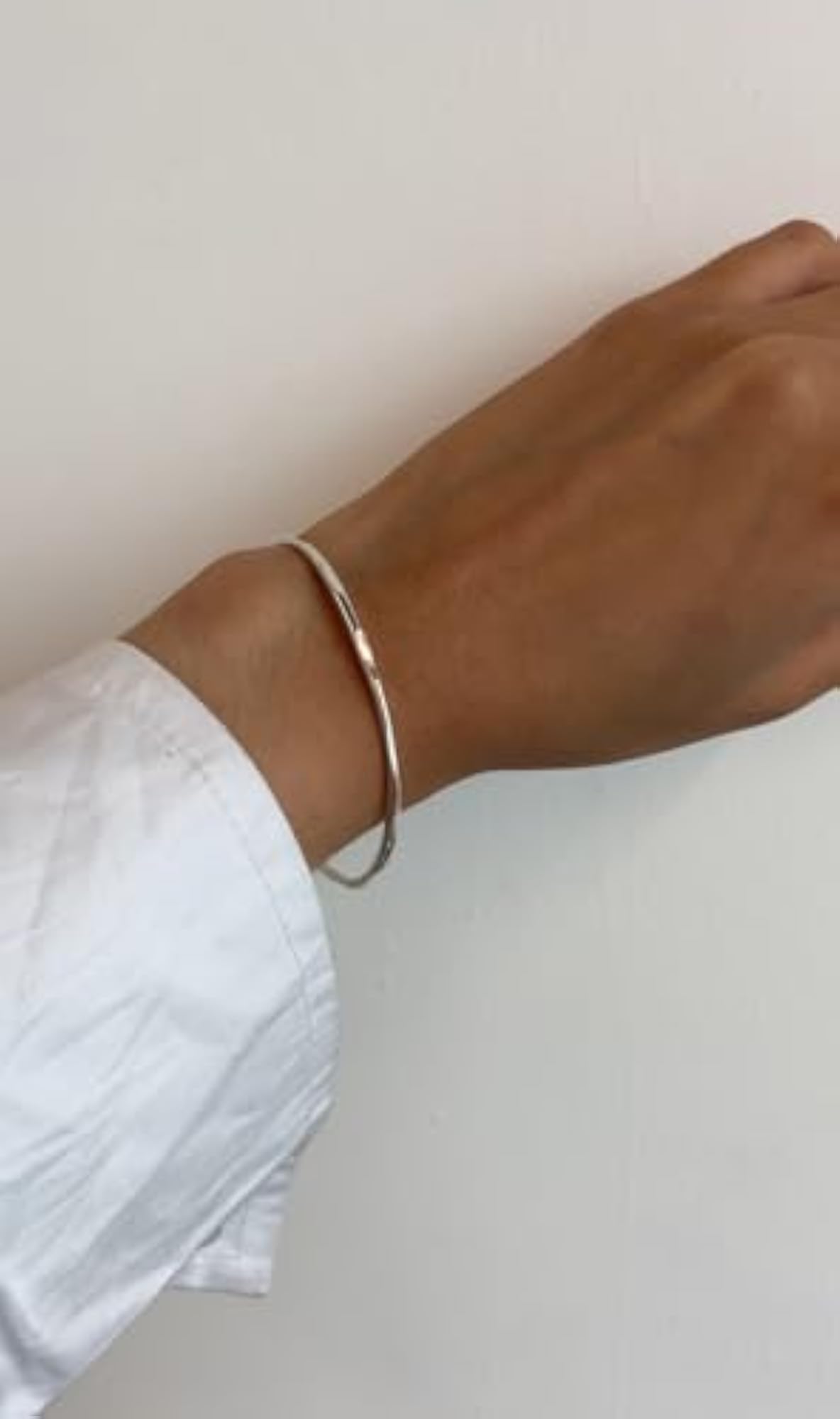 Women's 925 Silver Eternity Bangle, Timeless Design