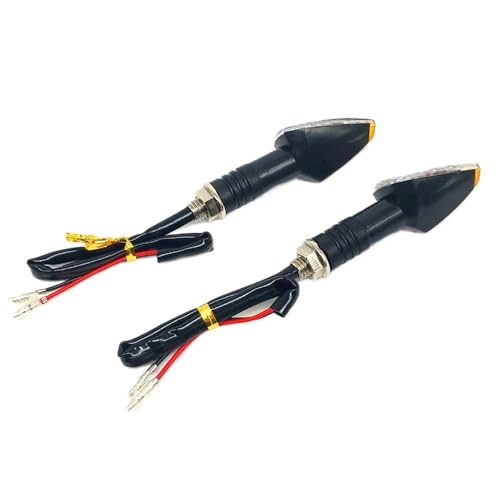 Feux stop clignotants de moto 12V ambrés pour indicateur arrière