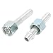 20PCS High Strength Aluminum Straight Air Conditioning Hose Barb Fitting for Cars Trucks Universal Sealing Function for Automobiles Material (5/8in) (1/2in)