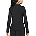 Nike Dri-FIT Victory Women's Long-Sleeve Golf Polo (as1, Alpha, s, Regular, Regular, Black, Small)